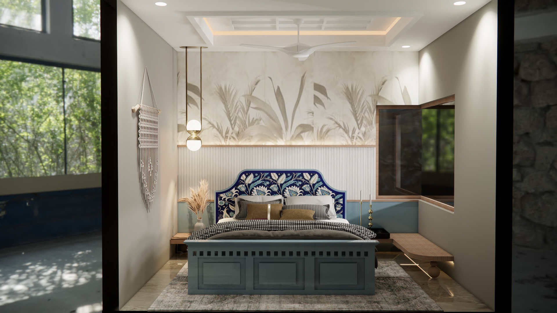 Gilded Art Deco Office